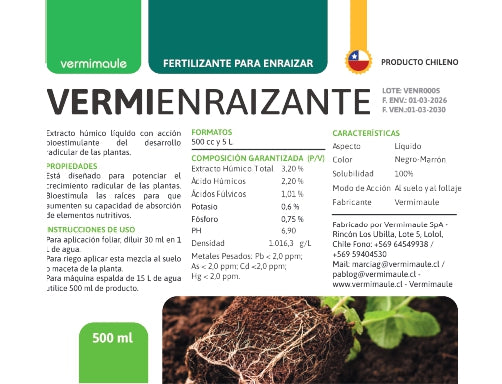 Enraizante - Vermienraizante 500 cc