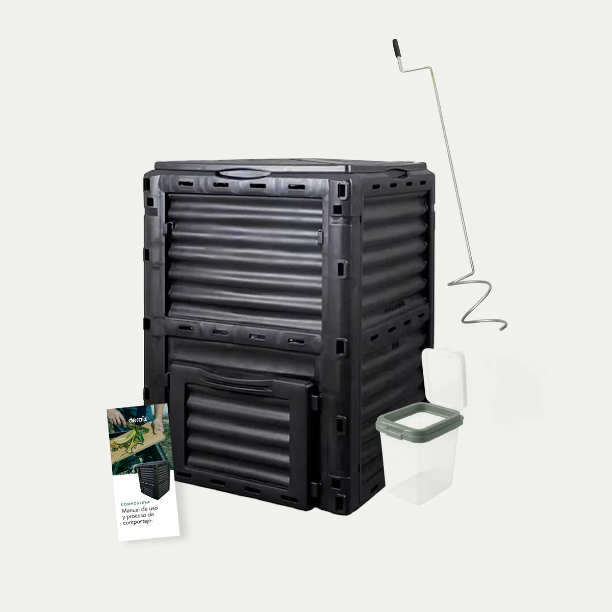 Kit de Compostaje 300 litros (incluye accesorios)