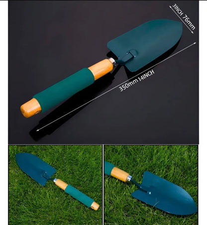 Kit de Herramientas Jardinería con mango de madera