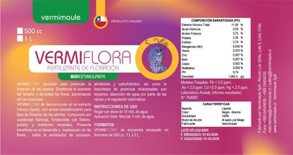 Bioestimulante Floración - Vermiflora Grow 500 cc