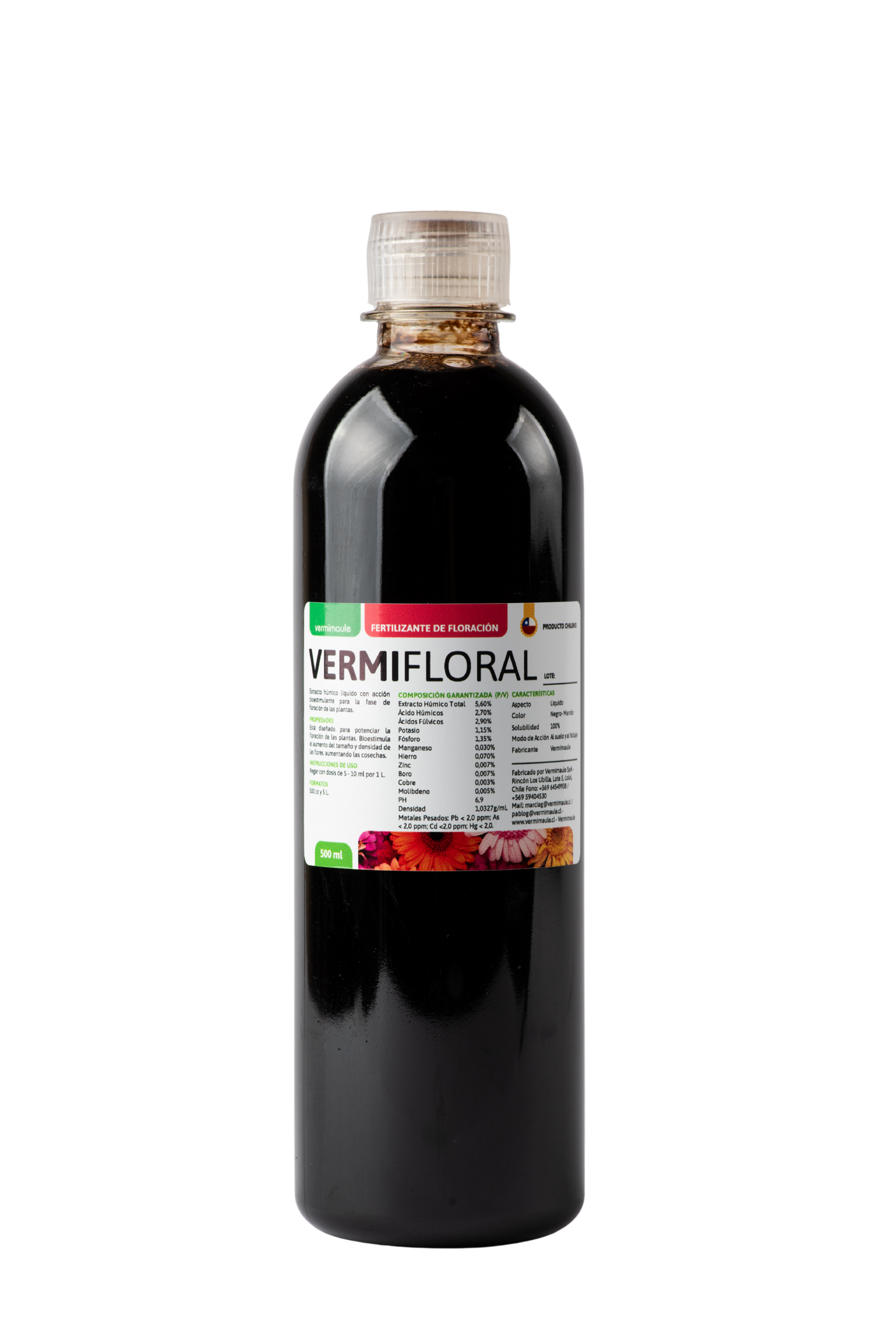 Bioestimulante para Flores - Vermifloral 500 cc