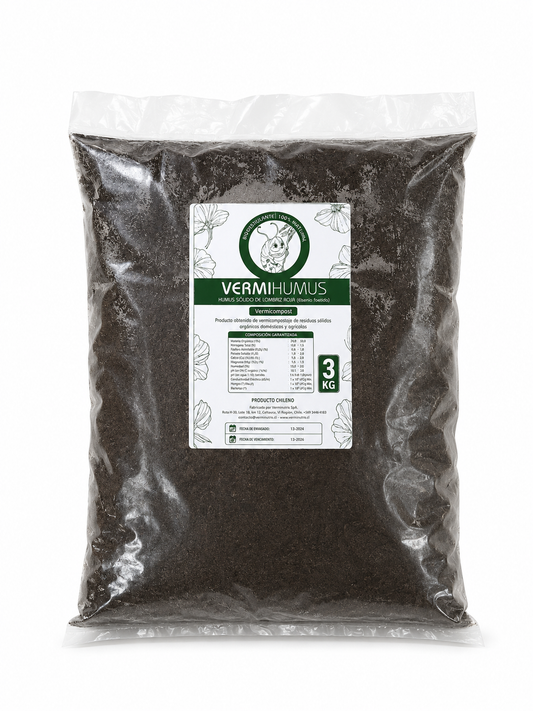 Humus de Lombriz 3 kg
