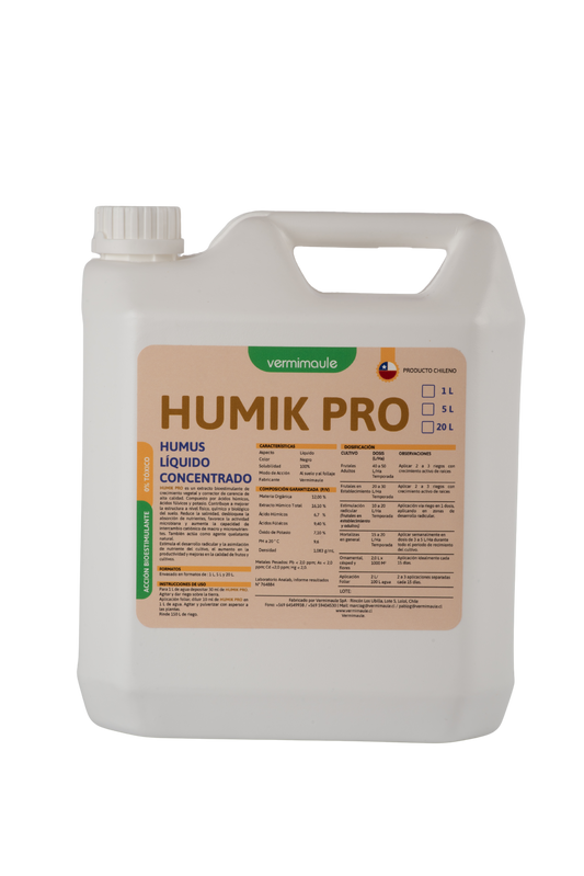 Ácido Húmico 12% - HumikPro 5 litros