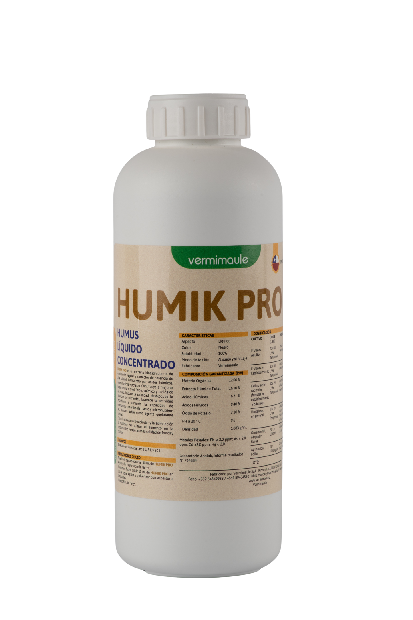 Ácido Húmico 12% - HumikPro 1 litro