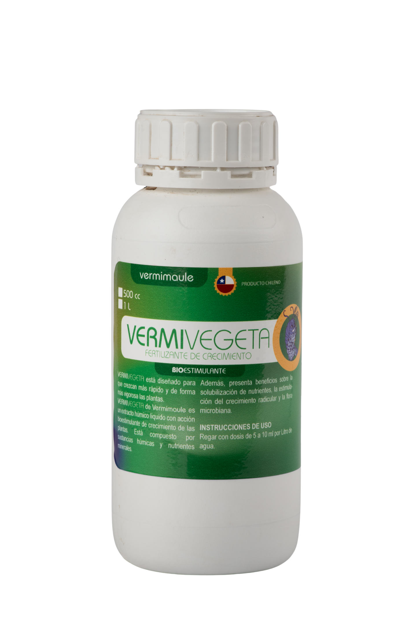 Bioestimulante de Crecimiento - Vermivegeta Grow 500 cc