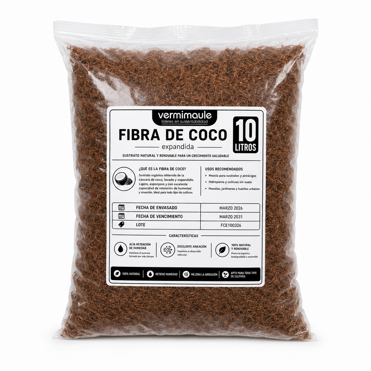 Fibra de Coco 10 litros