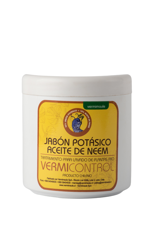 Jabón Potásico con aceite de Neem - Vermicontrol 500 gr