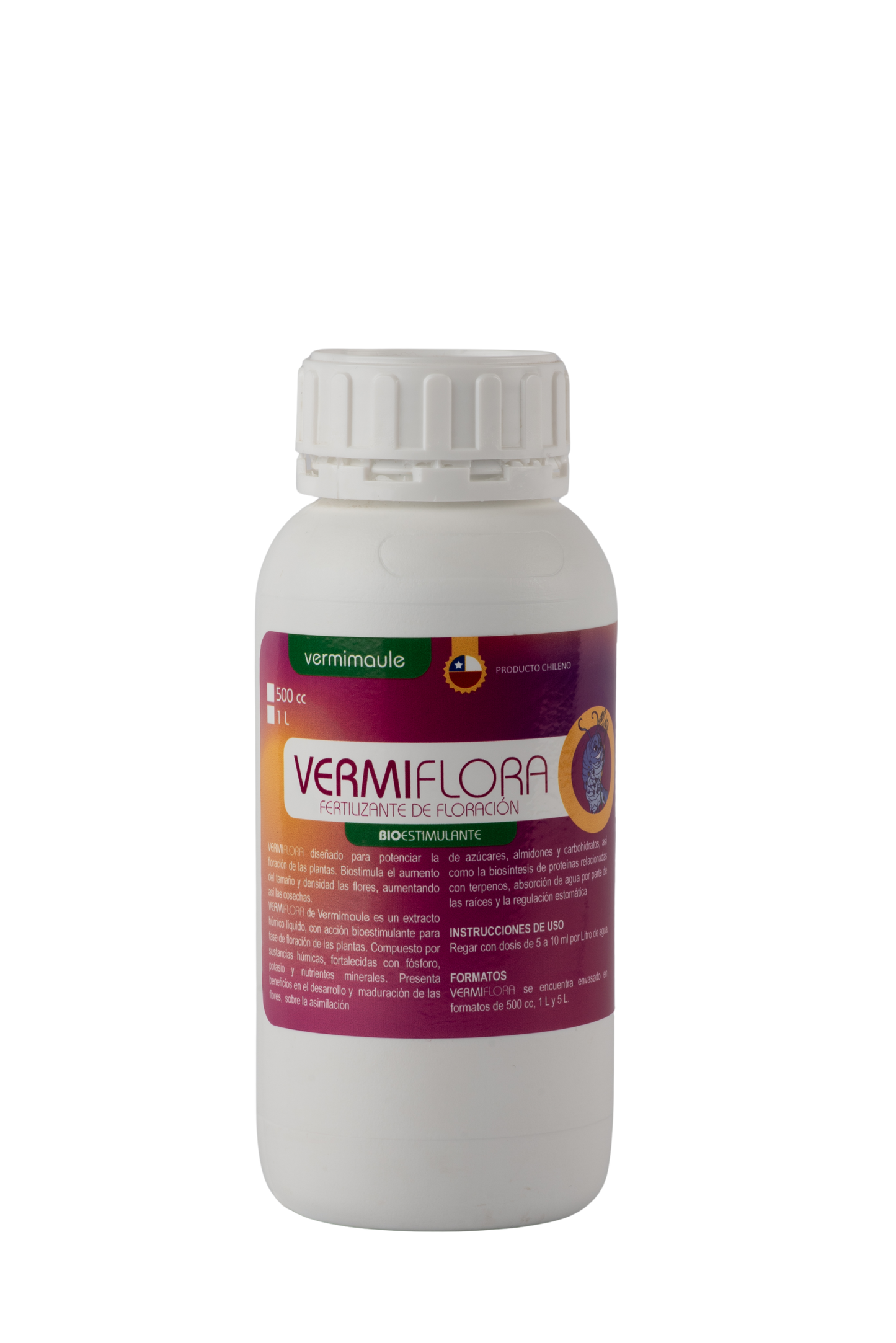 Bioestimulante Floración - Vermiflora Grow 500 cc