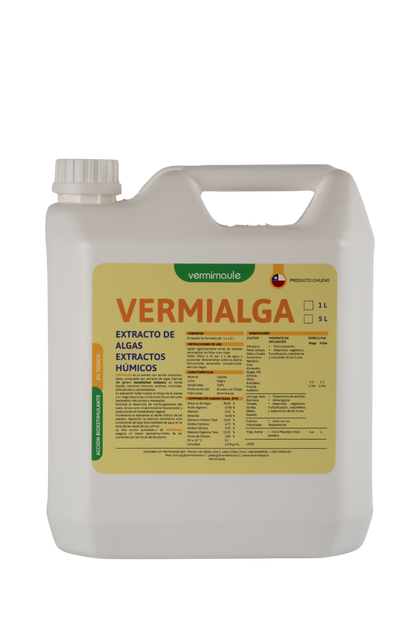 Bioestimulante de Alga - Vermialga (Ascophyllum Nodosum) 5 litros