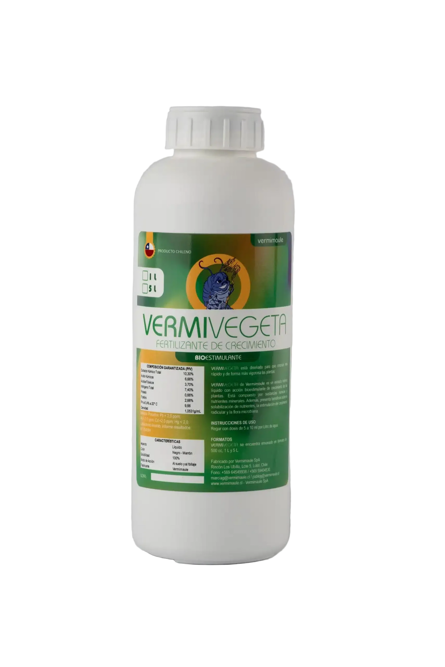 Bioestimulante de Crecimiento - Vermivegeta Grow 1 litro