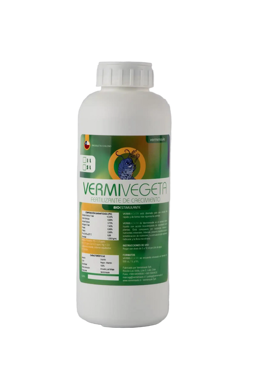 Bioestimulante de Crecimiento - Vermivegeta Grow 1 litro