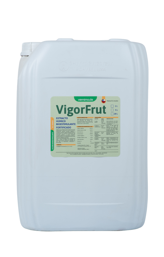 Bioestimulante - Ácidos Húmicos Líquidos - Vigorfrut 20 litros