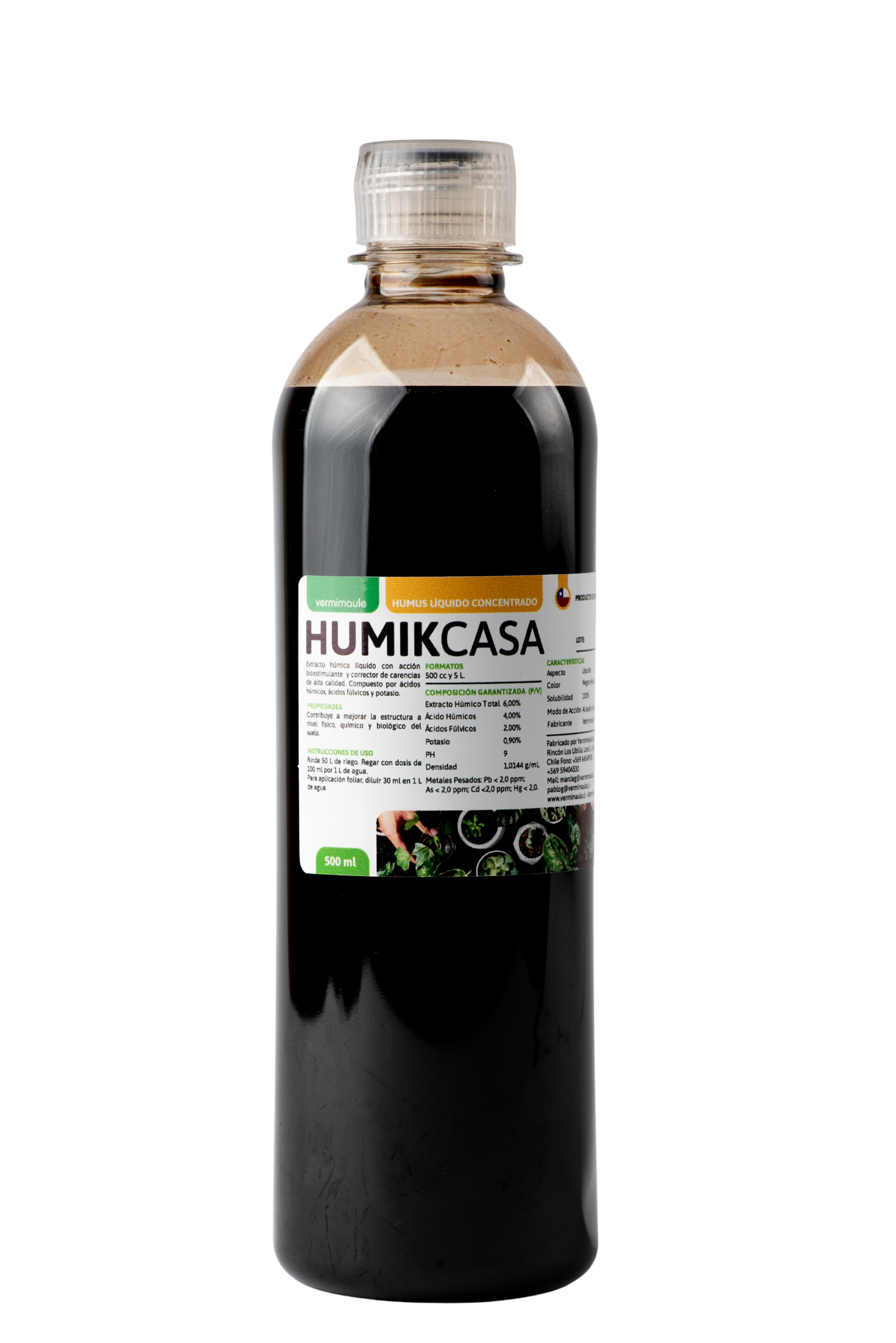 Humus líquido concentrado - Humik Casa 500 cc