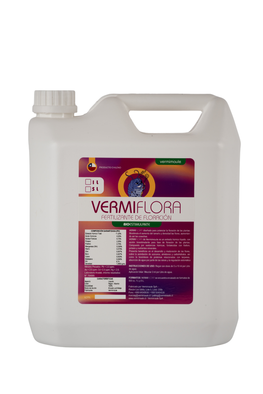 Bioestimulante Floración - Vermiflora Grow 5 litros