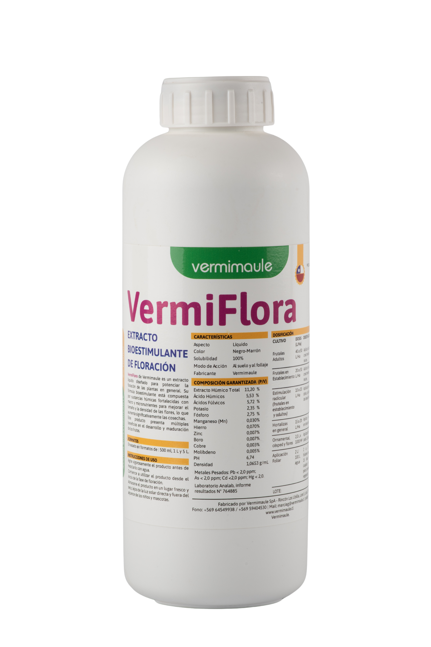 Bioestimulante Floración - Vermiflora 1 litro